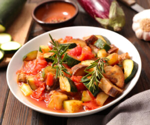 ratatouille,healthy vegetarian meal